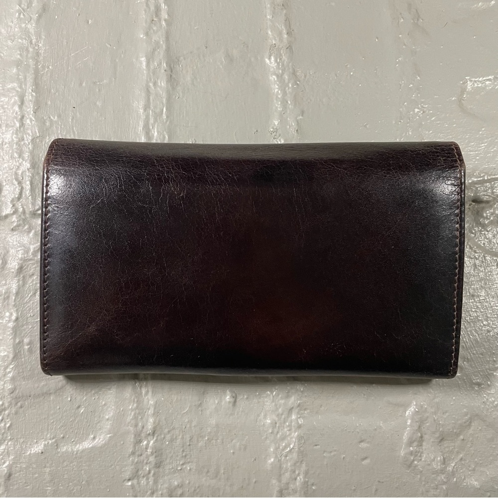 Velez dark brown leather wallet - Picture 4 of 15